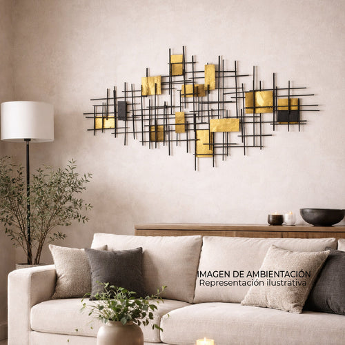 Aplique de pared Metálico Aurex