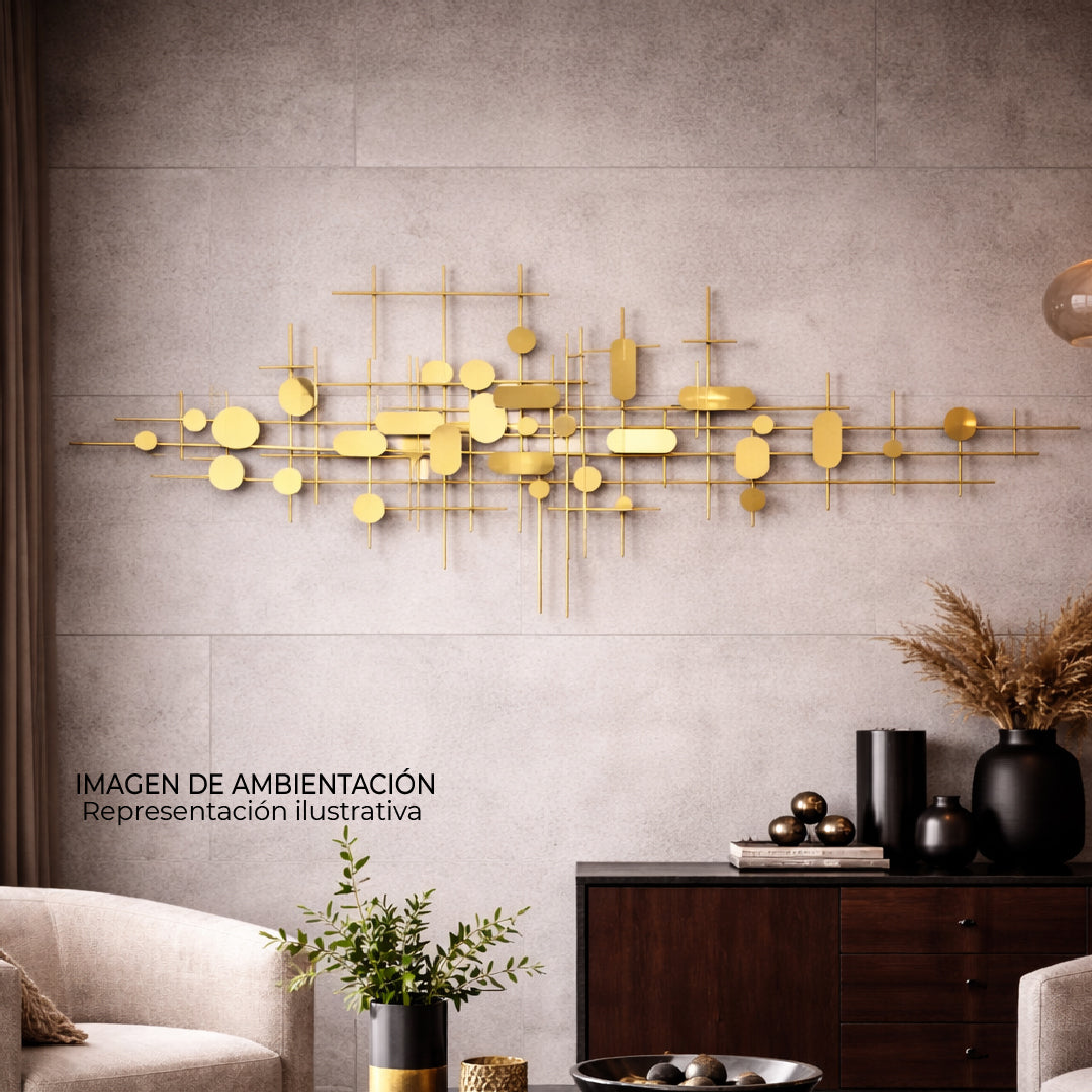 Aplique de pared Metálico Orbita