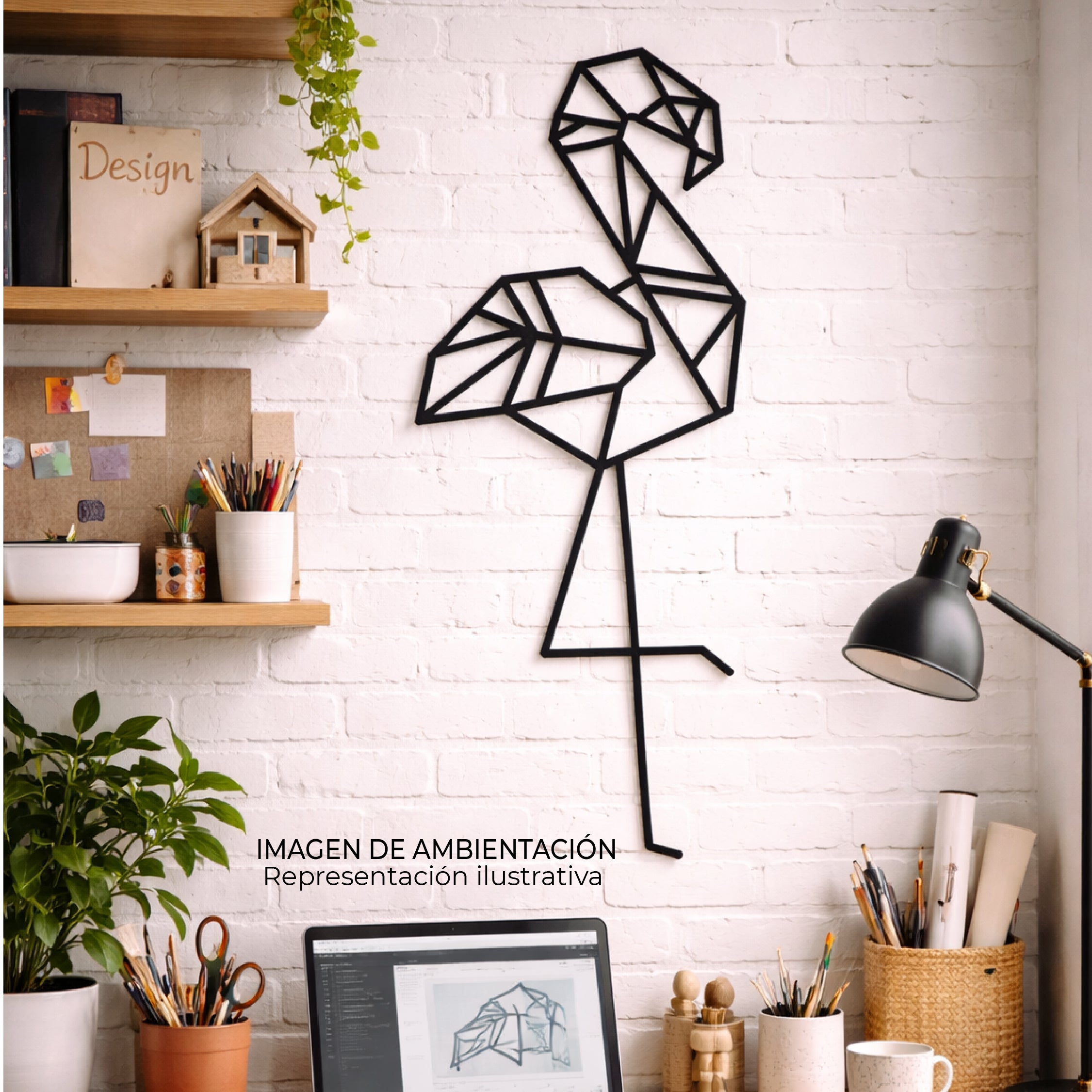 Aplique de pared Metálico Flamix