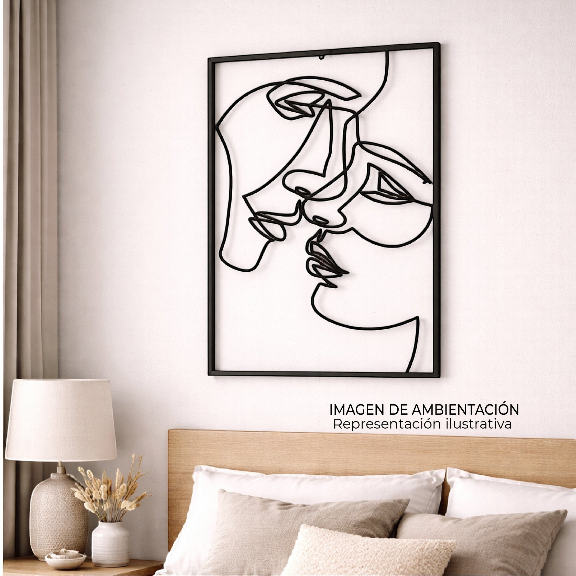 Aplique de pared Metálico Fusiona