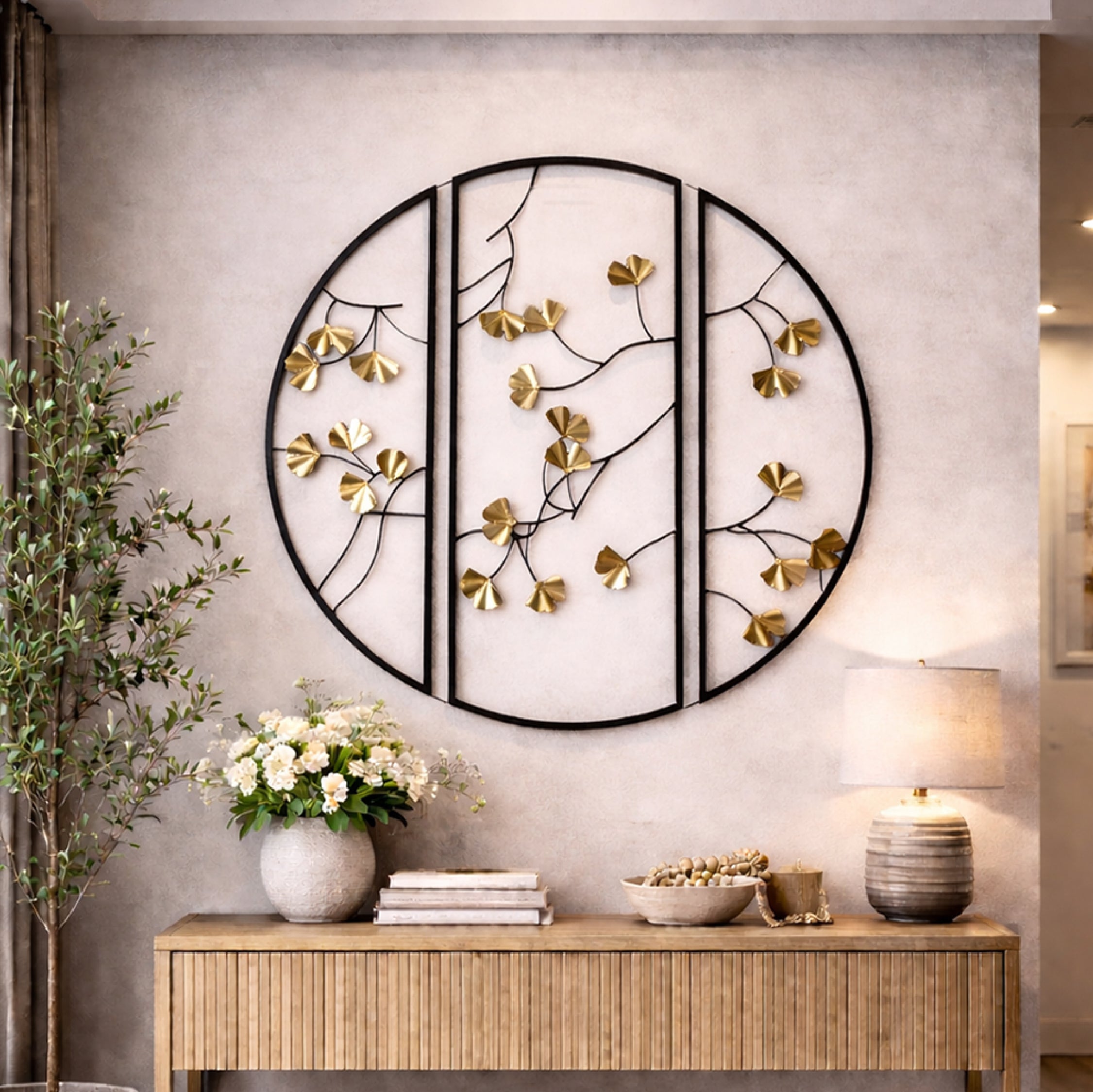 Cuadro de pared Metálico Lunara