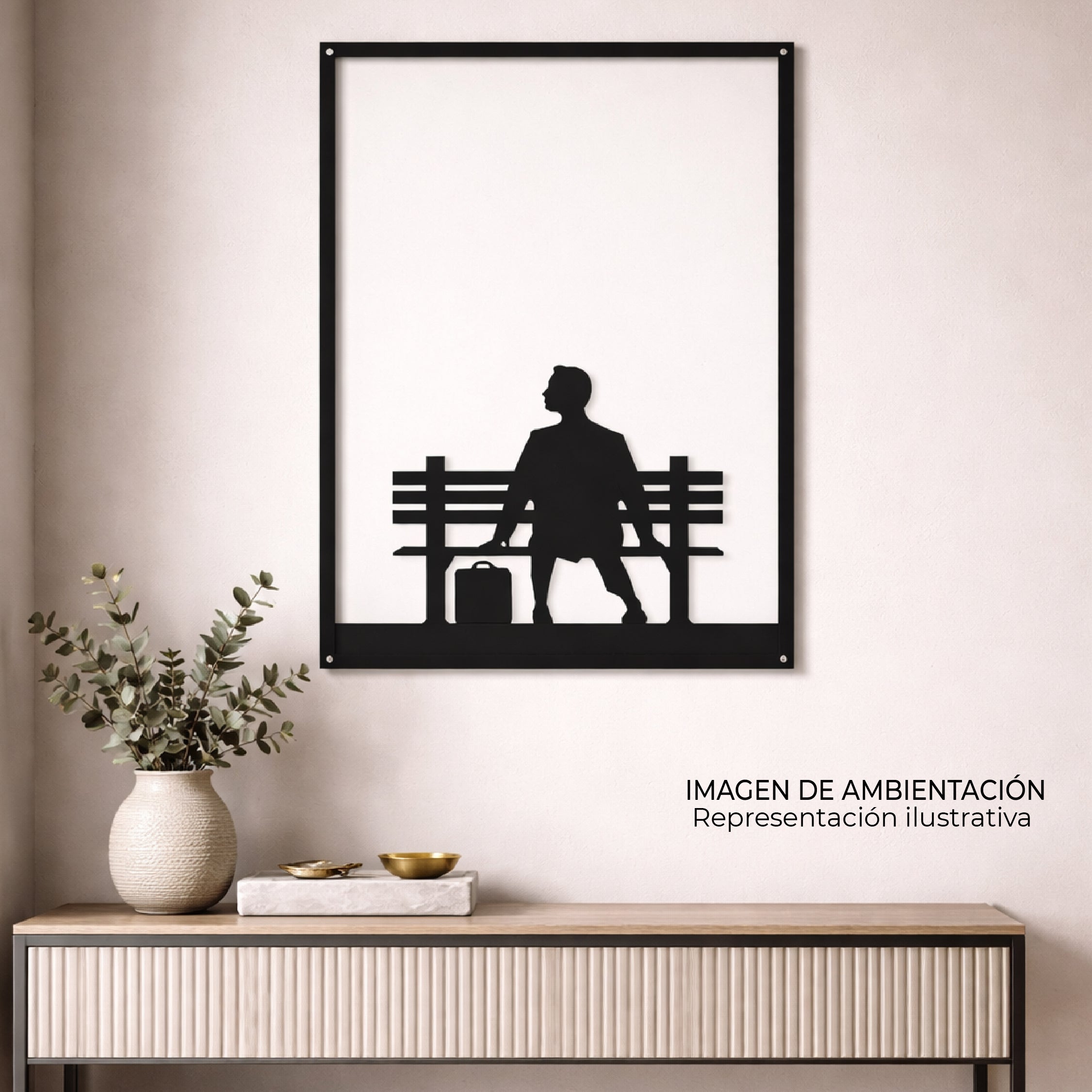 Cuadro de Pared Metálico Eterno