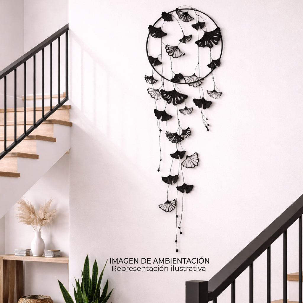 Aplique de Pared Metálico Ginkorair