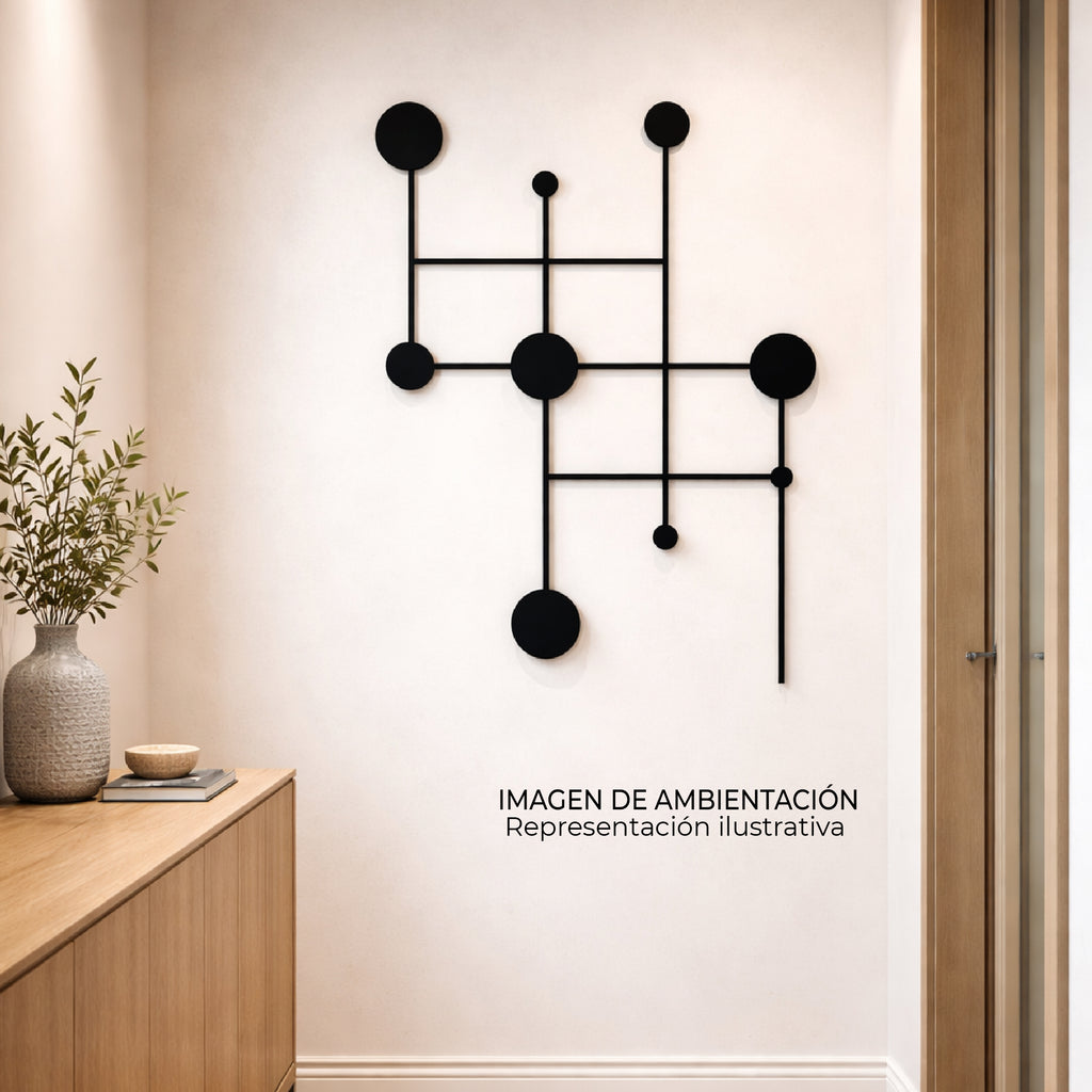 Aplique de Pared Metálico Nodogrid