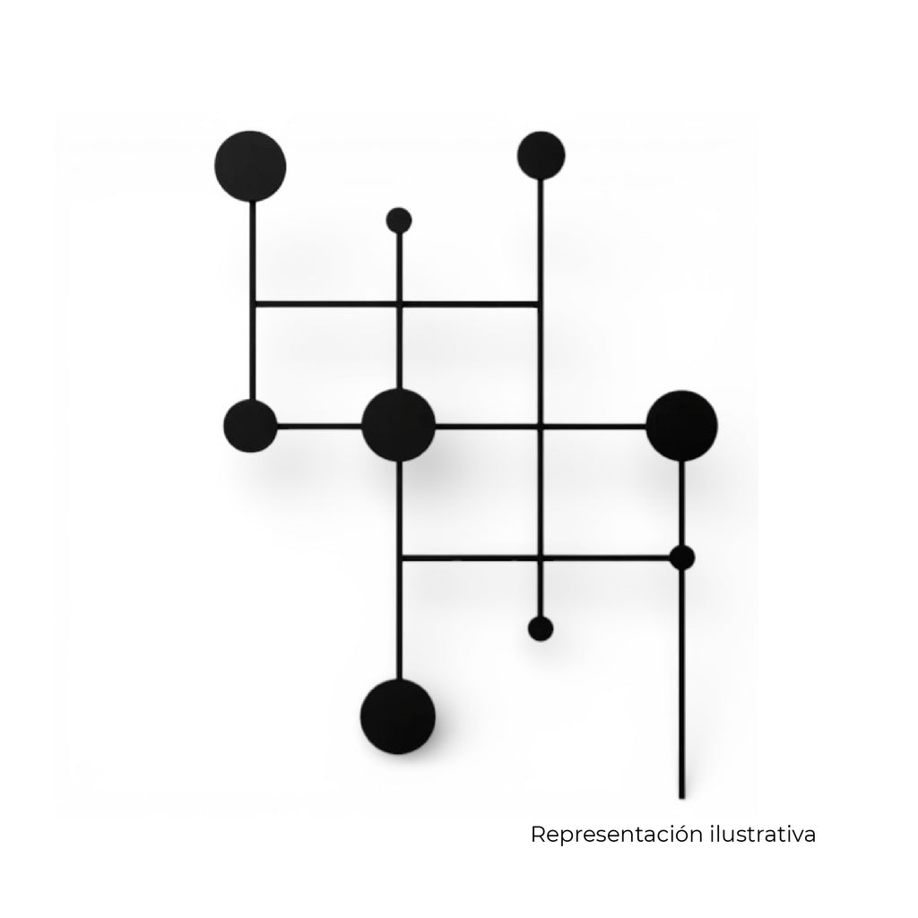 Aplique de Pared Metálico Nodogrid