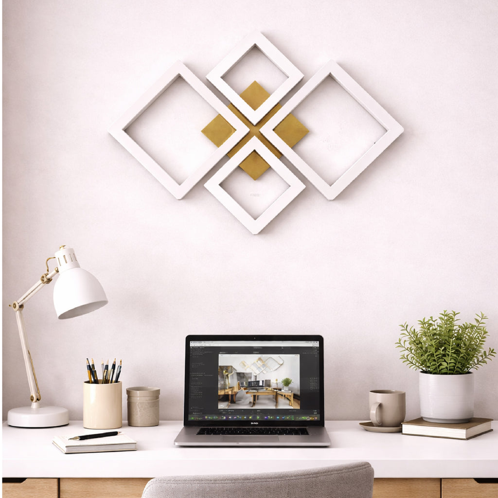 Aplique de Pared Metálico Quadra