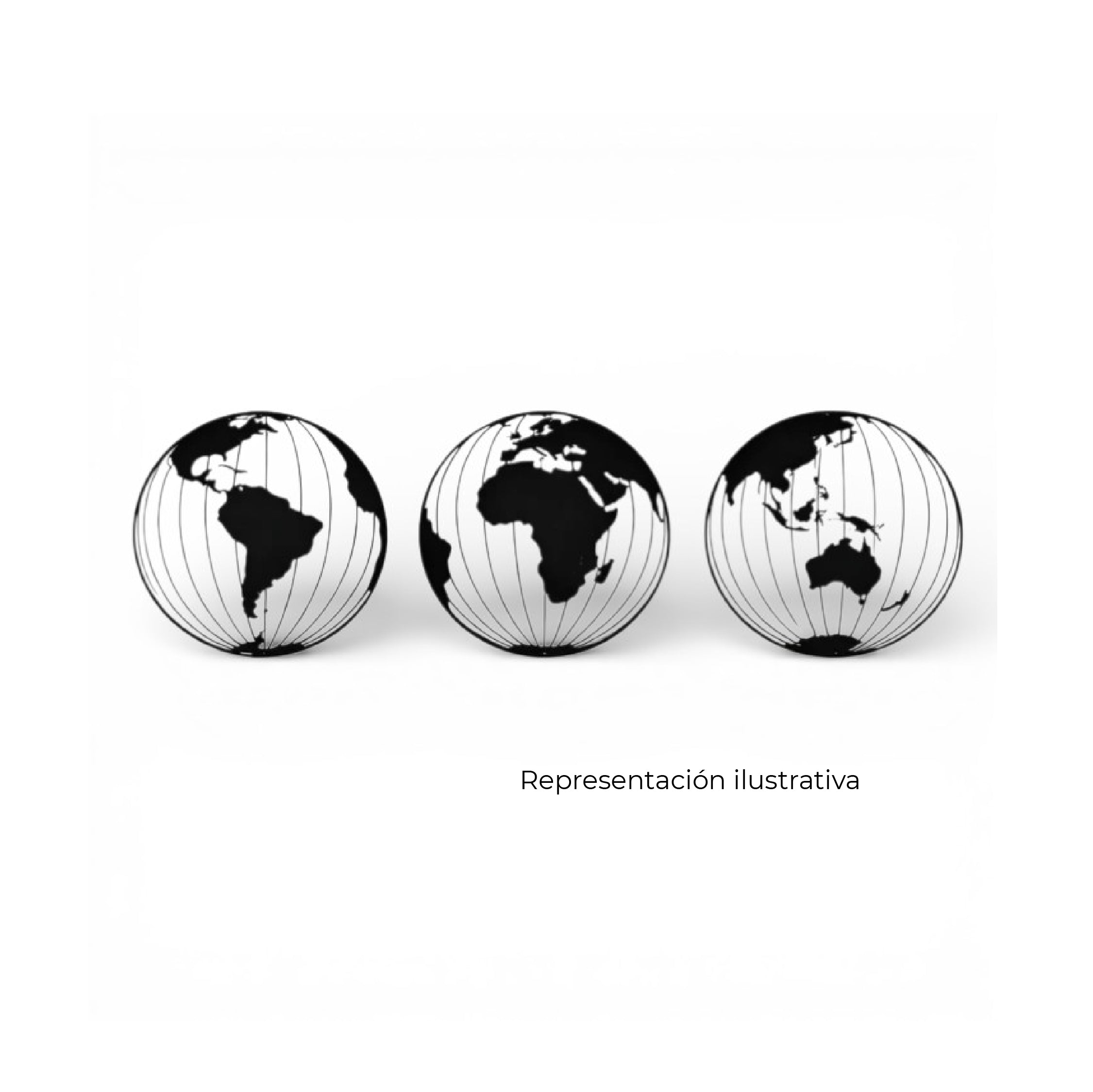 Aplique de Pared Metálico Orbit Set