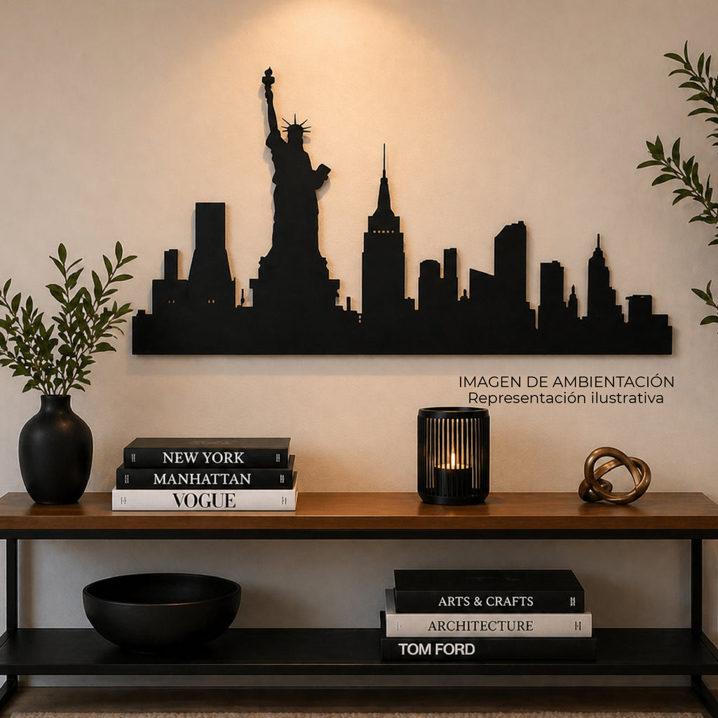 Aplique de Pared Metálico Skyline