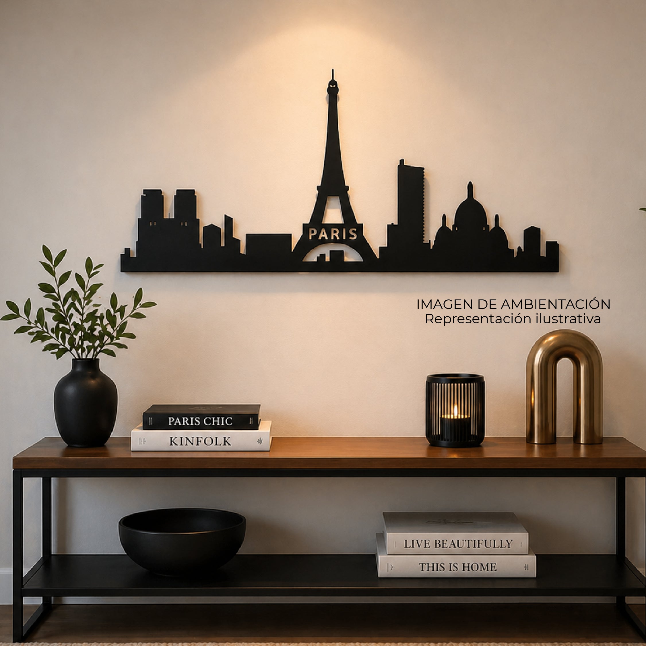 Aplique de Pared Metálico Skyline