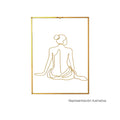 Cuadro de Pared Metálico Silhouette Femme