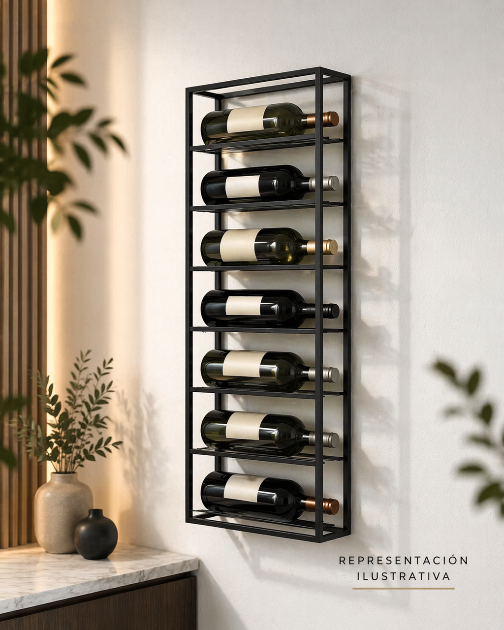 Portavinos Vertical Linea Rack