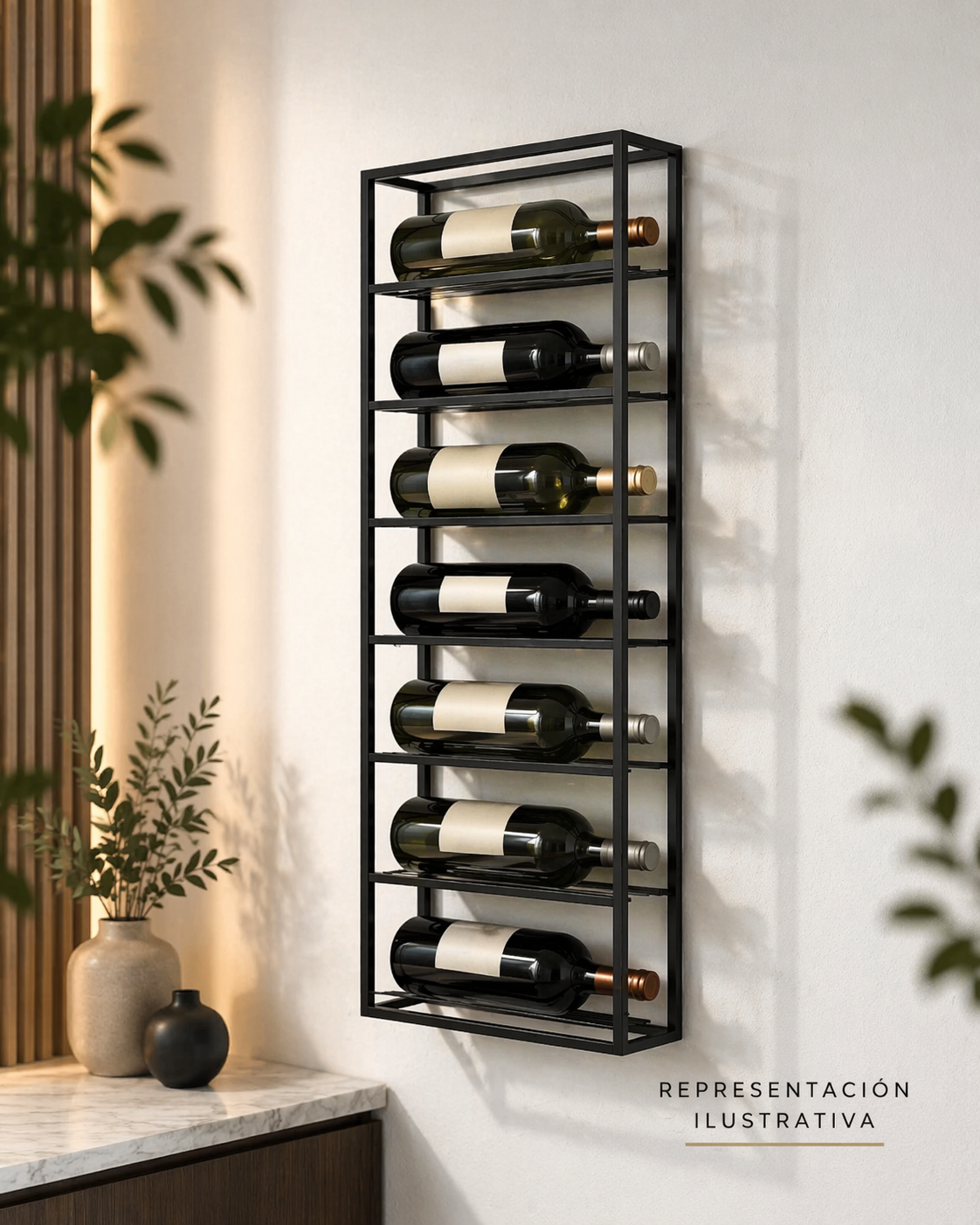 Portavinos Vertical Linea Rack