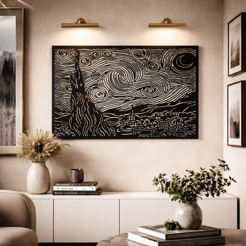 Cuadro en Metal Vangoga