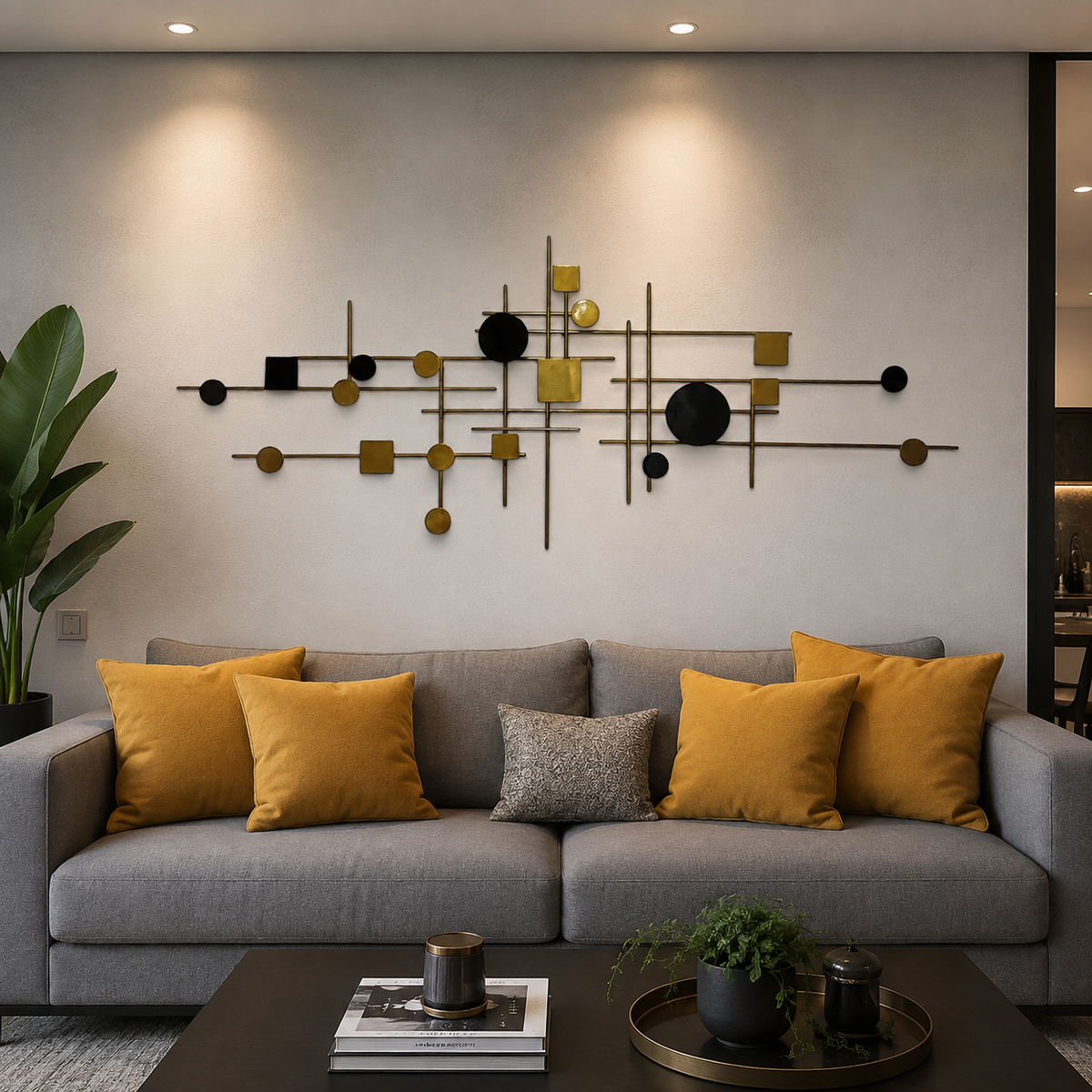 Aplique de Pared Metálico Nexora