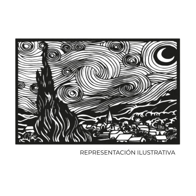 Cuadro en Metal Vangoga