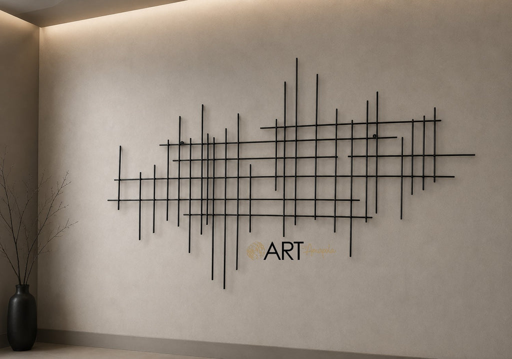 Aplique Metálico Grid Linear