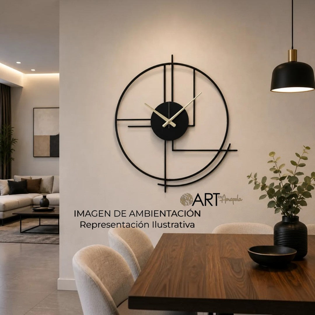Reloj Metálico Geo